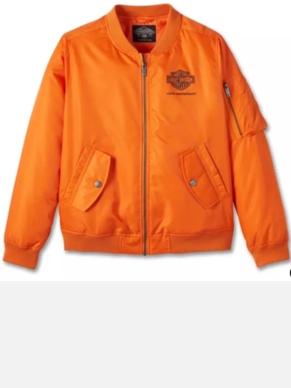NWT Harley-Davidson 120th Anniversary Satin Bomber Jacket